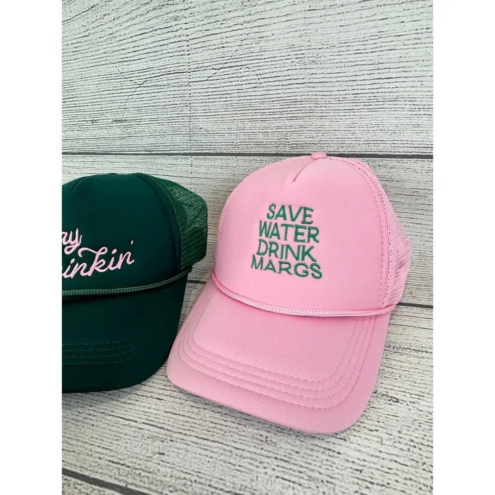 Unbranded Set Of 3 Summer Margs/Day Drinkin' Hats One Size